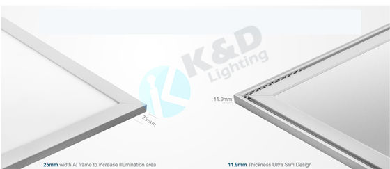 中国 SMD2835 LEDの明滅自由なLEDのフラット パネル ライト4800-5760lmは欠けます サプライヤー